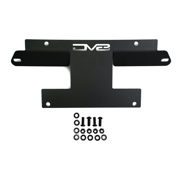 Dv8 Offroad 21C BRONCO WITH MODULAR STEEL BUMPER CENTER LICENSE PLATE RELOCATION BRACKET LPBR-01 - main